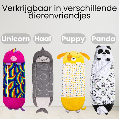 Kinderslaapzak - comfortabel, vrolijk & overal te gebruiken